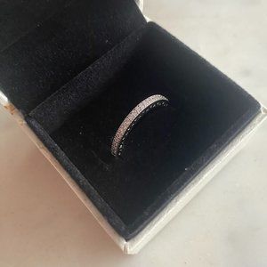 Sparkle & Hearts Band Ring
